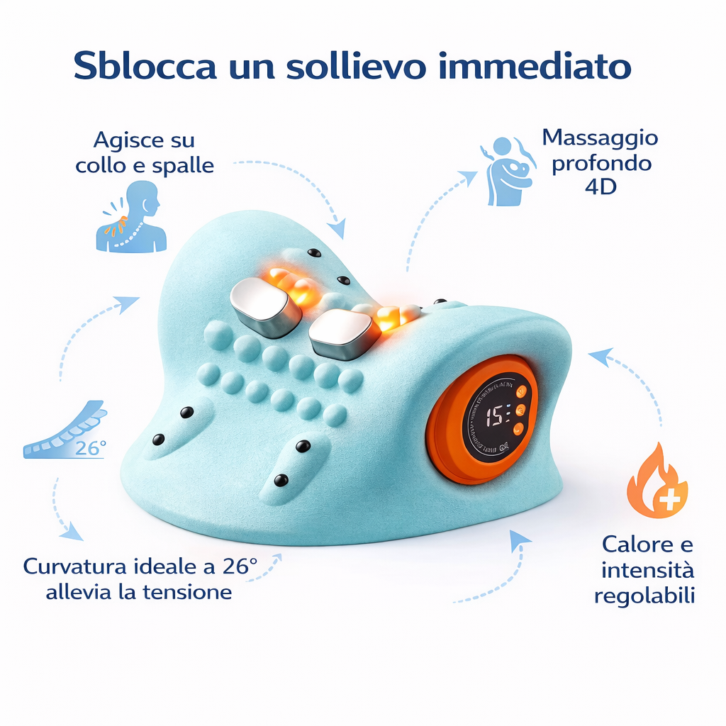 Cuscino Massaggiante Riscaldante - Vital Systems